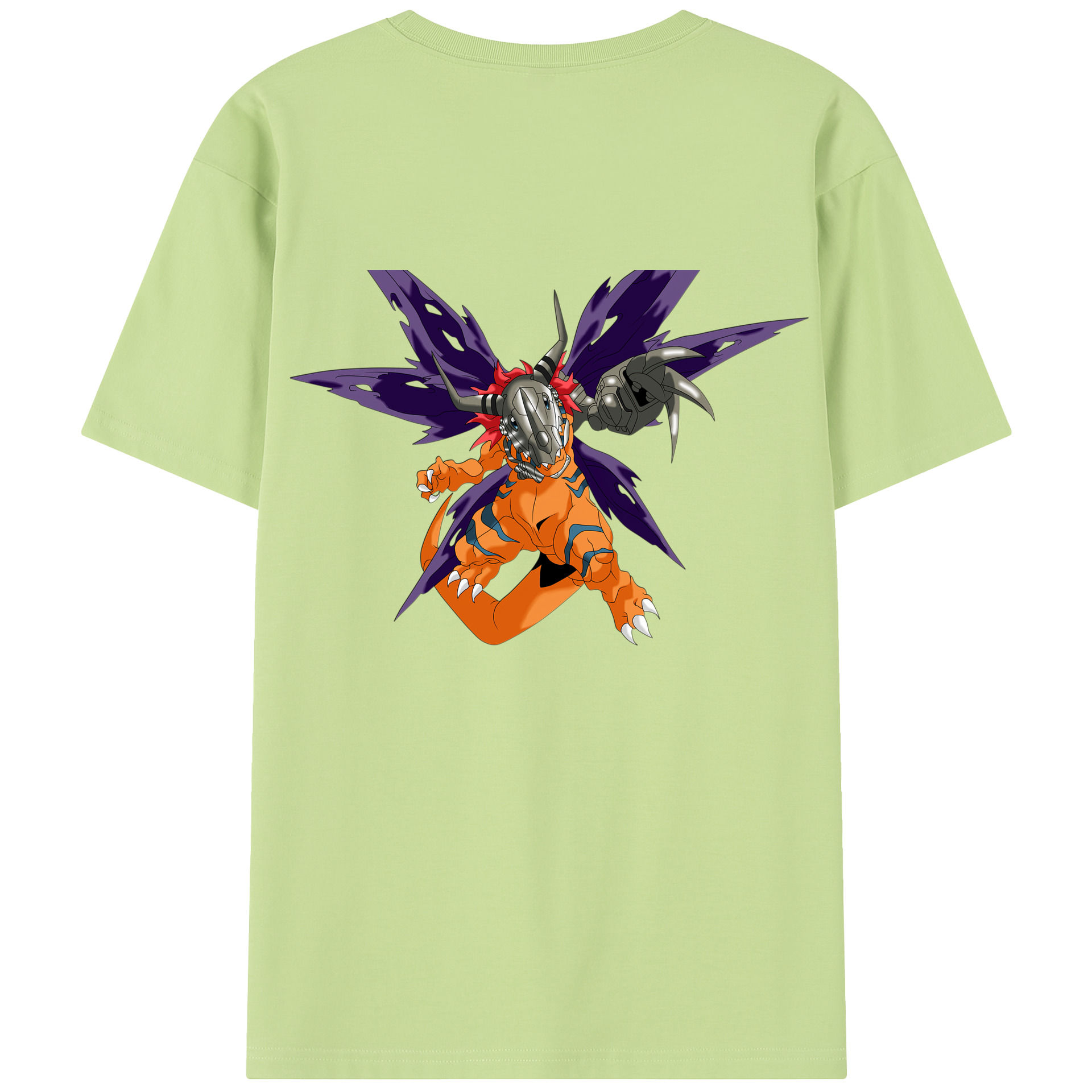 （画像用） Digimon デジタルモンスター/デジモン 綿100％半袖Tシャツ（背面プリント）